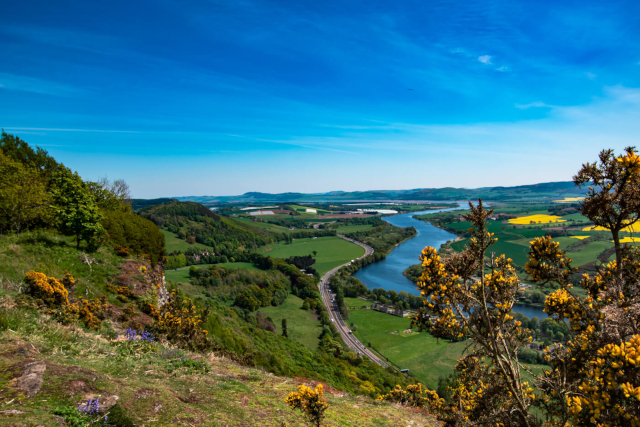 View from Kinnoull Hill Woodland Park